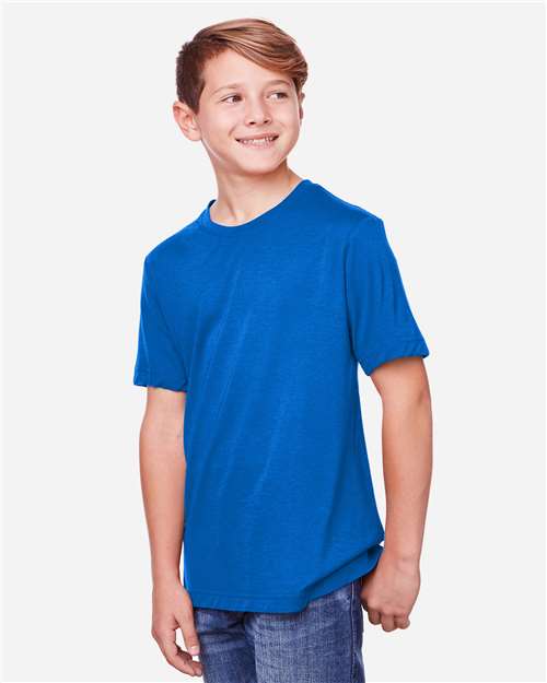 CORE365 CE111Y - Youth Fusion ChromaSoftTM Performance T-Shirt - True Royal