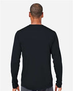 CORE365 CE10L - Unisex Capital Long Sleeve Performance T-Shirt - Black