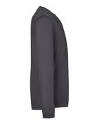 CORE365 CE10L - Unisex Capital Long Sleeve Performance T-Shirt - Carbon