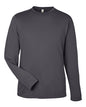CORE365 CE10L - Unisex Capital Long Sleeve Performance T-Shirt - Carbon