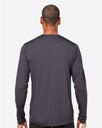 CORE365 CE10L - Unisex Capital Long Sleeve Performance T-Shirt - Carbon