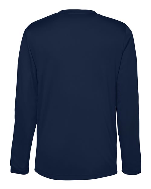 CORE365 CE10L - Unisex Capital Long Sleeve Performance T-Shirt - Classic Navy