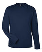 CORE365 CE10L - Unisex Capital Long Sleeve Performance T-Shirt - Classic Navy