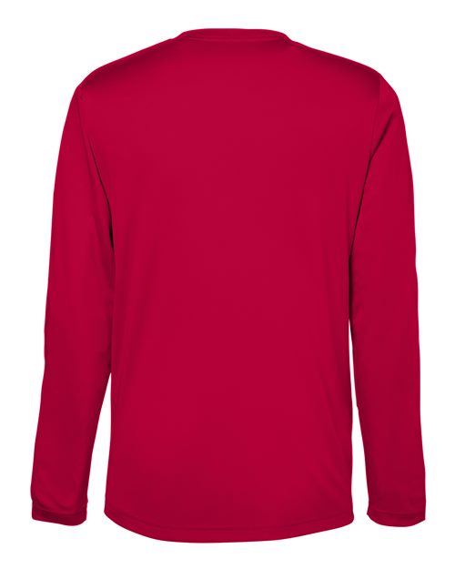 CORE365 CE10L - Unisex Capital Long Sleeve Performance T-Shirt - Classic Red