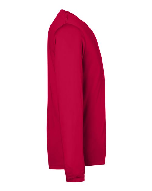 CORE365 CE10L - Unisex Capital Long Sleeve Performance T-Shirt - Classic Red
