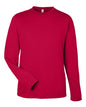 CORE365 CE10L - Unisex Capital Long Sleeve Performance T-Shirt - Classic Red