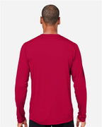 CORE365 CE10L - Unisex Capital Long Sleeve Performance T-Shirt - Classic Red