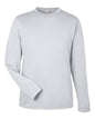 CORE365 CE10L - Unisex Capital Long Sleeve Performance T-Shirt - Platinum