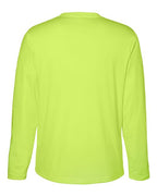 CORE365 CE10L - Unisex Capital Long Sleeve Performance T-Shirt - Safety Yellow