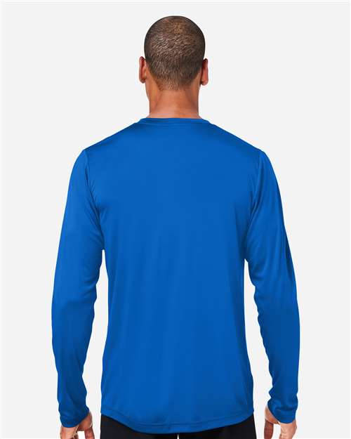 CORE365 CE10L - Unisex Capital Long Sleeve Performance T-Shirt - True Royal