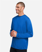 CORE365 CE10L - Unisex Capital Long Sleeve Performance T-Shirt - True Royal