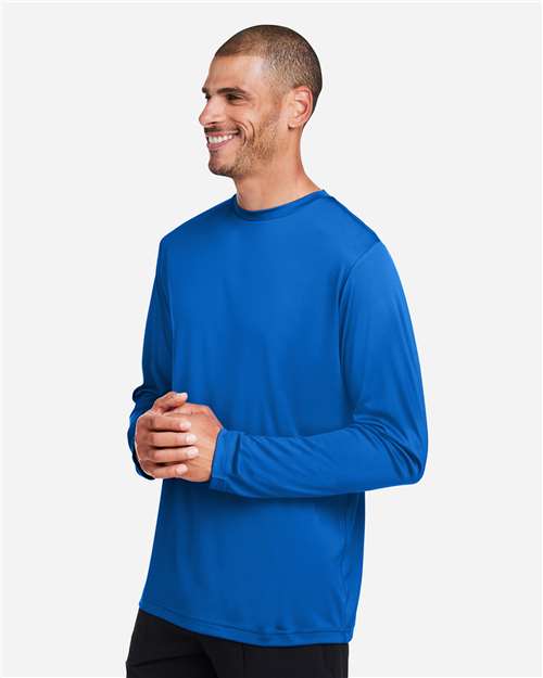 CORE365 CE10L - Unisex Capital Long Sleeve Performance T-Shirt - True Royal