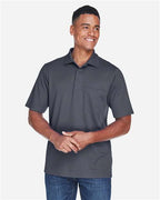 CORE365 88181P - Men's Origin Performance Pique Polo with Pocket - Carbon