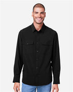 CORE365 CE510L - Men's Ultra UVP Marina Shirt - Black