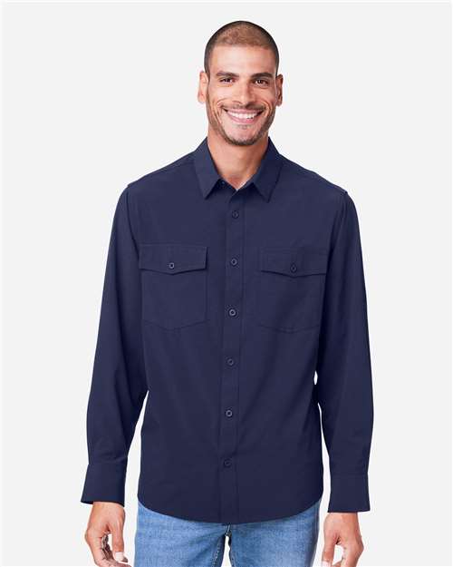 CORE365 CE510L - Men's Ultra UVP Marina Shirt - Classic Navy