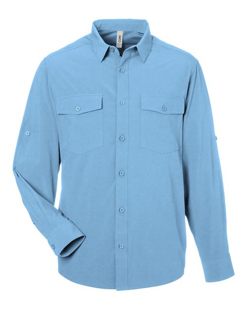 CORE365 CE510L - Men's Ultra UVP Marina Shirt - Columbia Blue