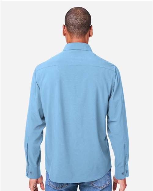 CORE365 CE510L - Men's Ultra UVP Marina Shirt - Columbia Blue