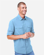 CORE365 CE510L - Men's Ultra UVP Marina Shirt - Columbia Blue
