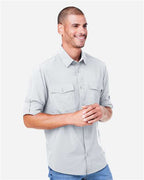 CORE365 CE510L - Men's Ultra UVP Marina Shirt - Platinum