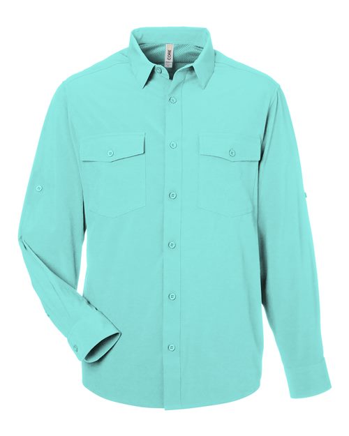 CORE365 CE510L - Men's Ultra UVP Marina Shirt - Sea Glass
