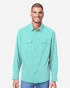 CORE365 CE510L - Men's Ultra UVP Marina Shirt - Sea Glass