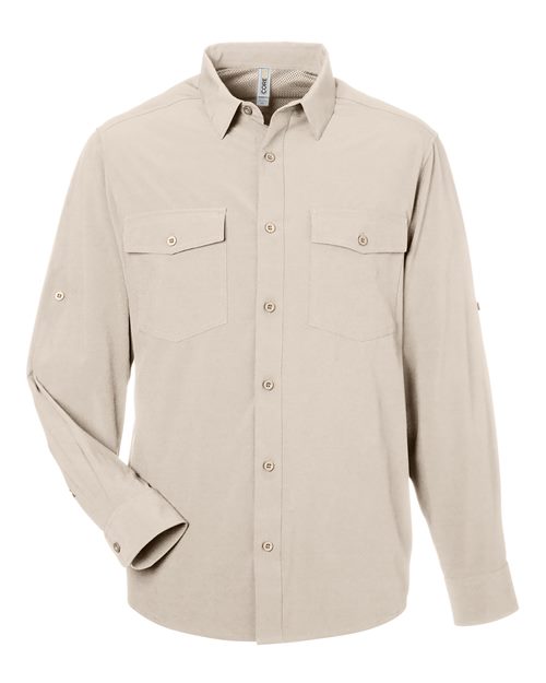 CORE365 CE510L - Men's Ultra UVP Marina Shirt - Stone
