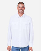 CORE365 CE510L - Men's Ultra UVP Marina Shirt - White