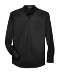 CORE365 88193 - Men's Operate Twill Dress Shirt - Black