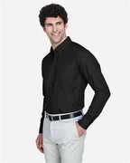CORE365 88193 - Men's Operate Twill Dress Shirt - Black