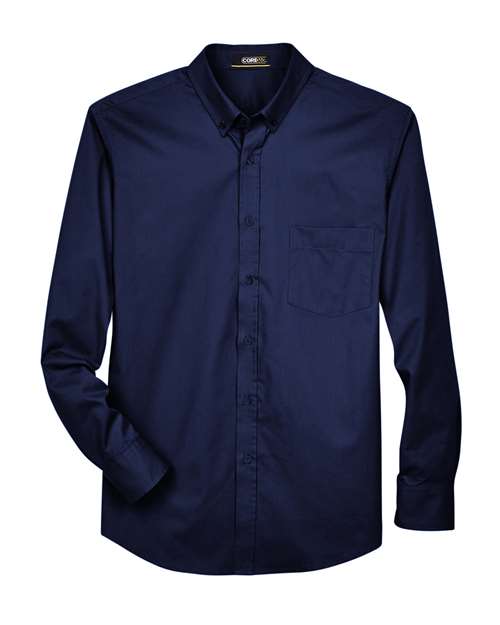 CORE365 88193 - Men's Operate Twill Dress Shirt - Classic Navy