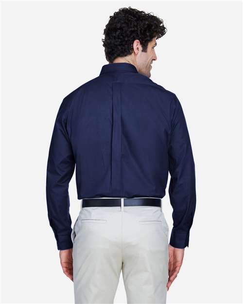 CORE365 88193 - Men's Operate Twill Dress Shirt - Classic Navy