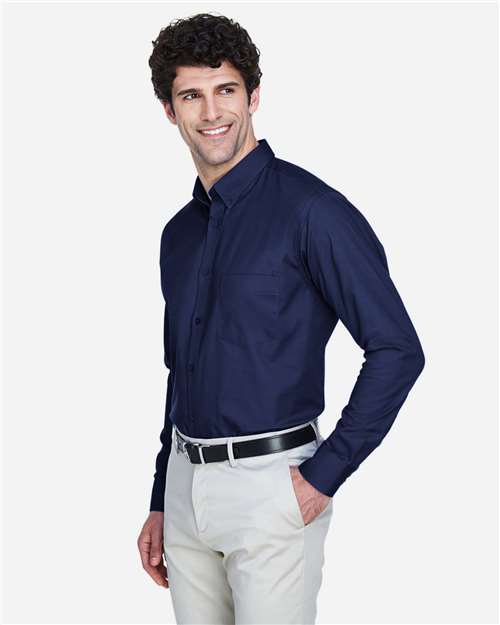CORE365 88193 - Men's Operate Twill Dress Shirt - Classic Navy