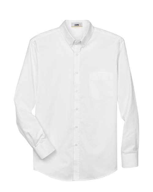 CORE365 88193 - Men's Operate Twill Dress Shirt - White