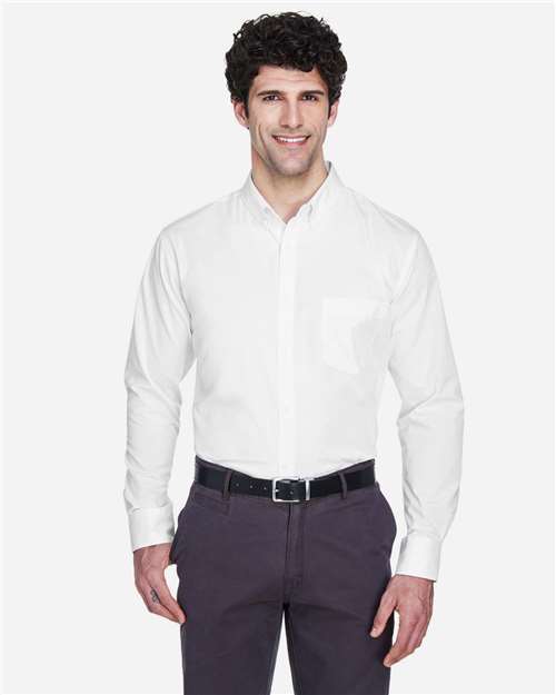CORE365 88193 - Men's Operate Twill Dress Shirt - White