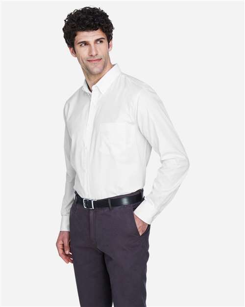 CORE365 88193 - Men's Operate Twill Dress Shirt - White