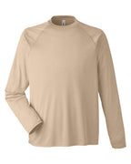CORE365 CE110 — Unisex Ultra UVP™ Marina Raglan Long Sleeve T-Shirt - Stone
