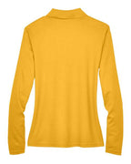 CORE365 78192 - Women's Pinnacle Performance Long Sleeve Pique Polo - Campus Gold