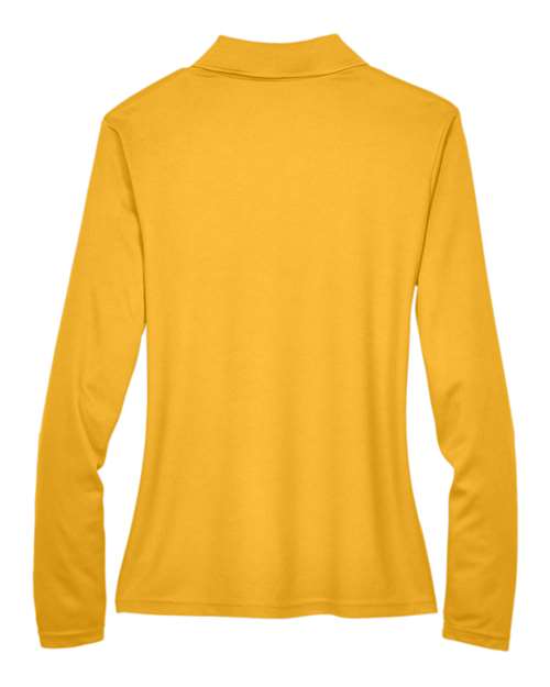 CORE365 78192 - Women's Pinnacle Performance Long Sleeve Pique Polo - Campus Gold