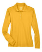 CORE365 78192 - Women's Pinnacle Performance Long Sleeve Pique Polo - Campus Gold