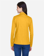 CORE365 78192 - Women's Pinnacle Performance Long Sleeve Pique Polo - Campus Gold