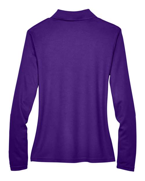 CORE365 78192 - Women's Pinnacle Performance Long Sleeve Pique Polo - Campus Purple