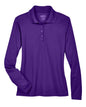 CORE365 78192 - Women's Pinnacle Performance Long Sleeve Pique Polo - Campus Purple