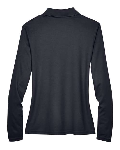 CORE365 78192 - Women's Pinnacle Performance Long Sleeve Pique Polo - Carbon