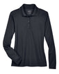 CORE365 78192 - Women's Pinnacle Performance Long Sleeve Pique Polo - Carbon