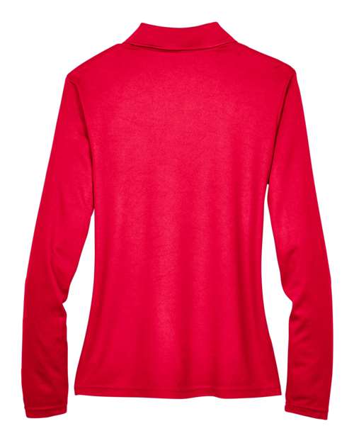 CORE365 78192 - Women's Pinnacle Performance Long Sleeve Pique Polo - Classic Red