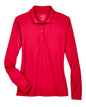 CORE365 78192 - Women's Pinnacle Performance Long Sleeve Pique Polo - Classic Red