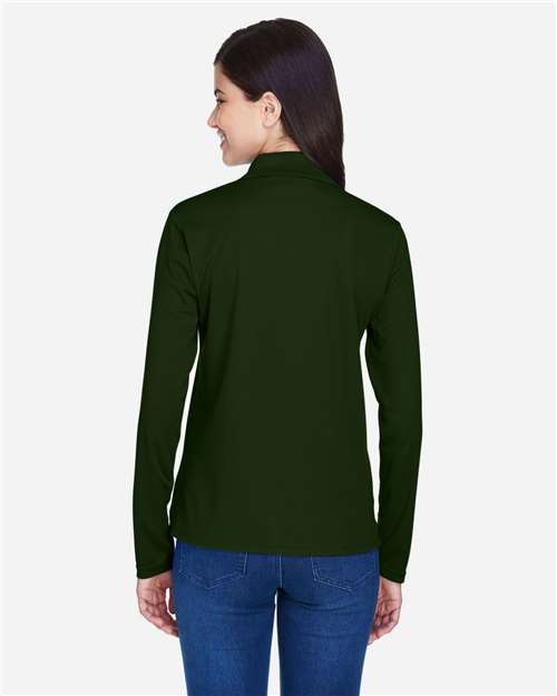 CORE365 78192 - Women's Pinnacle Performance Long Sleeve Pique Polo - Forest
