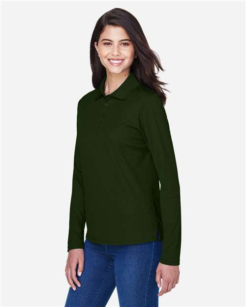 CORE365 78192 - Women's Pinnacle Performance Long Sleeve Pique Polo - Forest