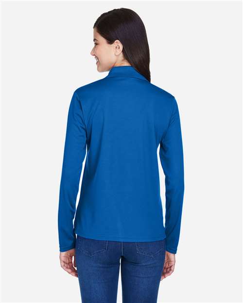 CORE365 78192 - Women's Pinnacle Performance Long Sleeve Pique Polo - True Royal