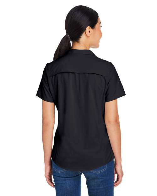 CORE365 CE510W - Women's Ultra UVP Marina Shirt - Black